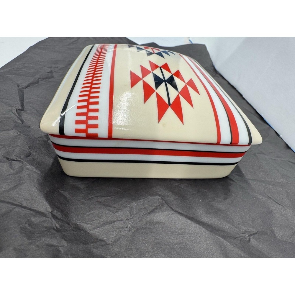 Trifles Japan Porcelain Card Set 52 • Vintage 1980s Geometric Southwestern Decor - Picture 13 of 13